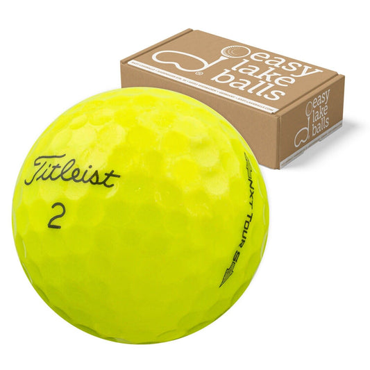 25 Titleist NXT Tour S Yellow Lake Balls