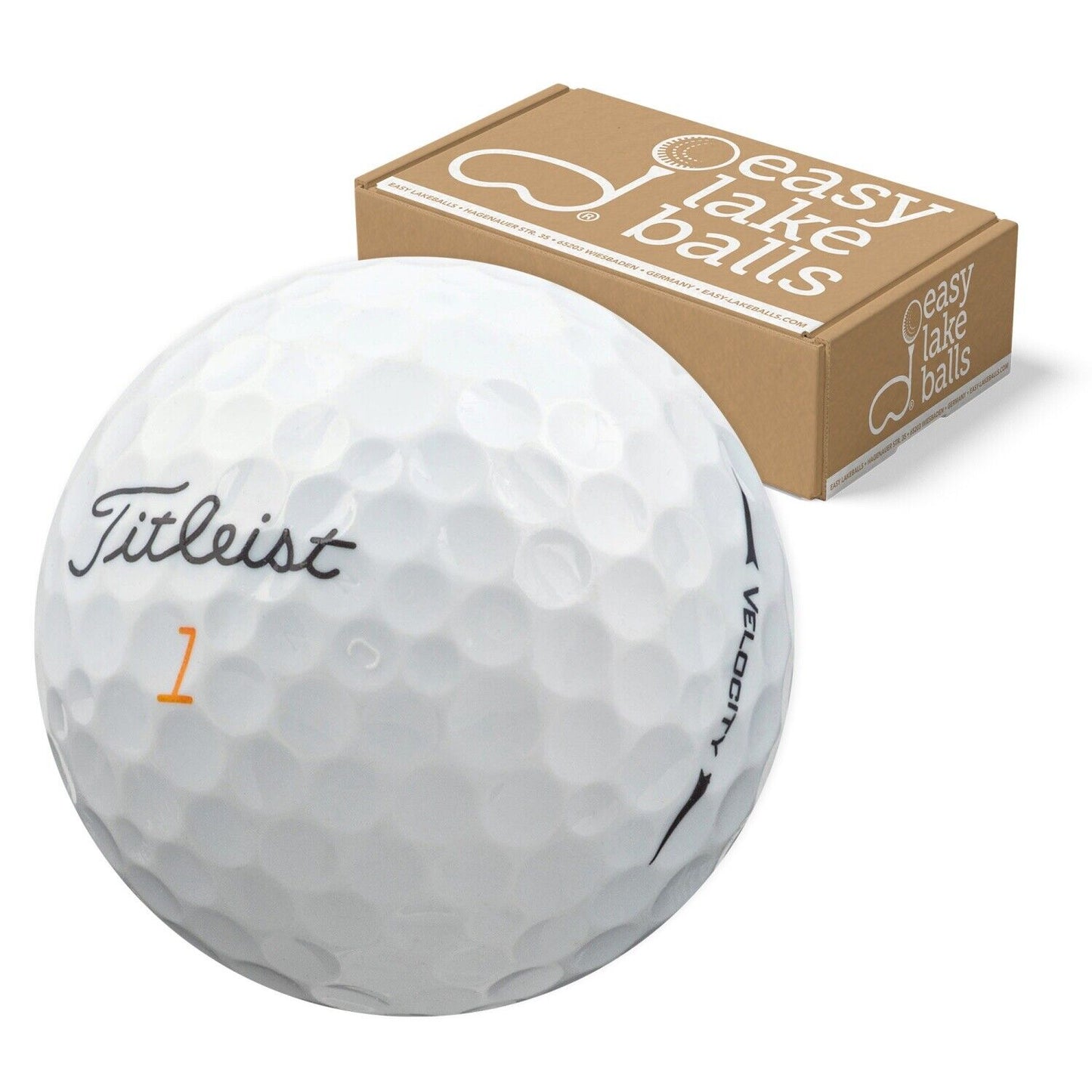 25 Titleist Velocity Lake Balls